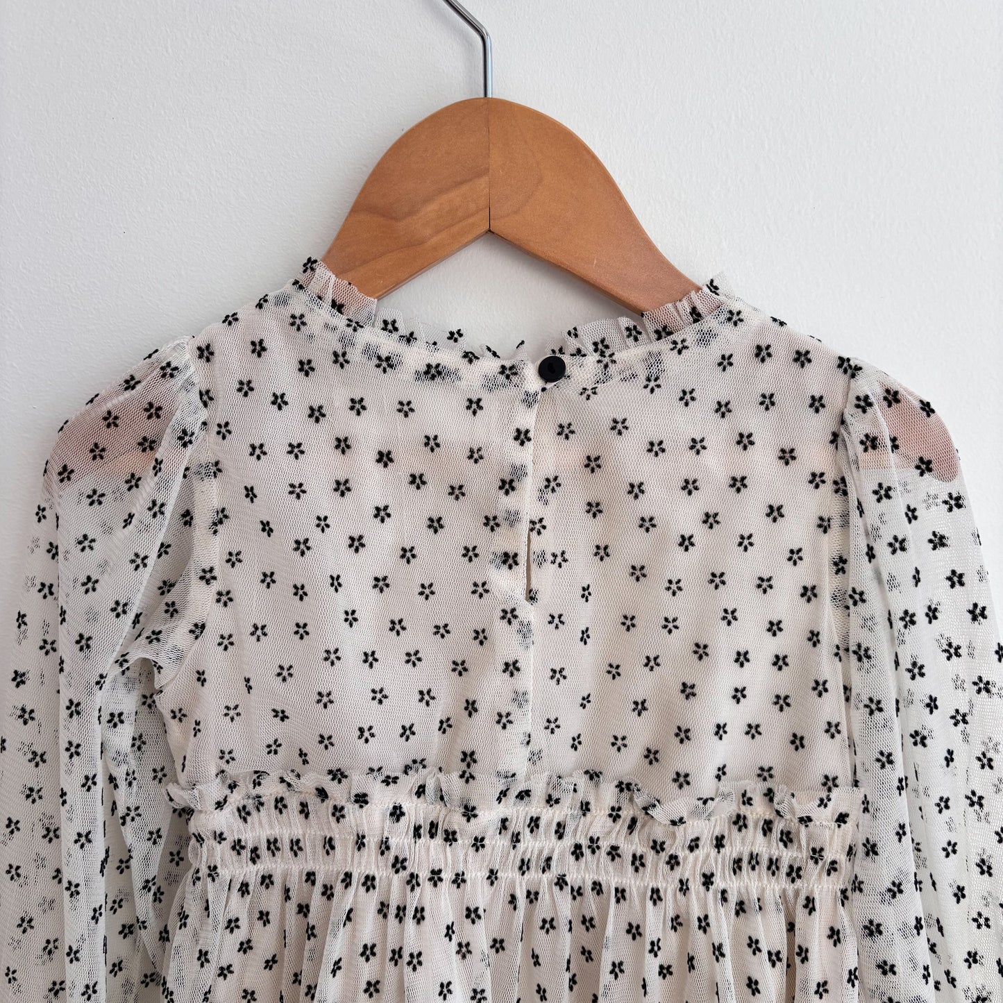 Black + Cream Tulle Dress (2-3Y)