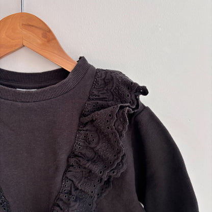 Dark Grey Ruffled Sweatshirt (18-24M)