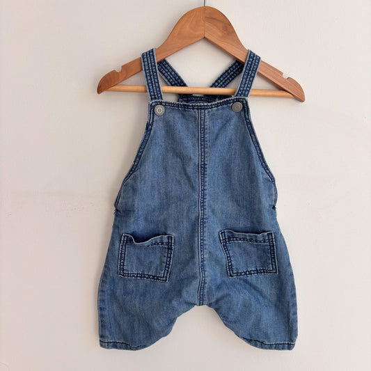 Chambray Shortalls (4-6M)