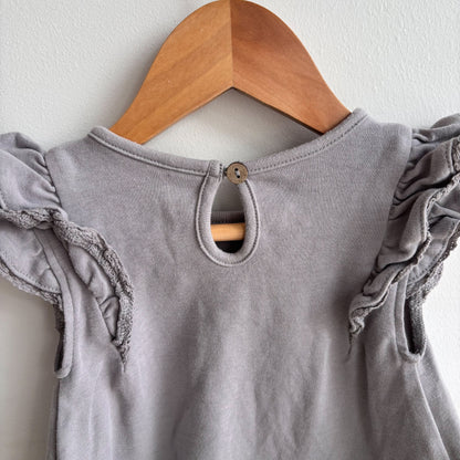 Grey Ruffle Dress (12-18M)