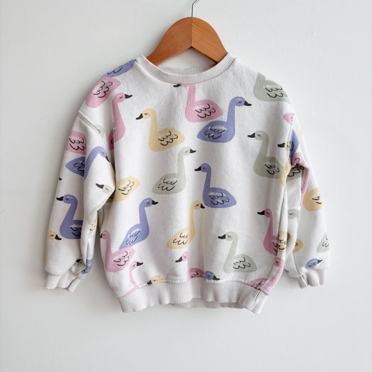 Swan Sweatshirt (3Y)