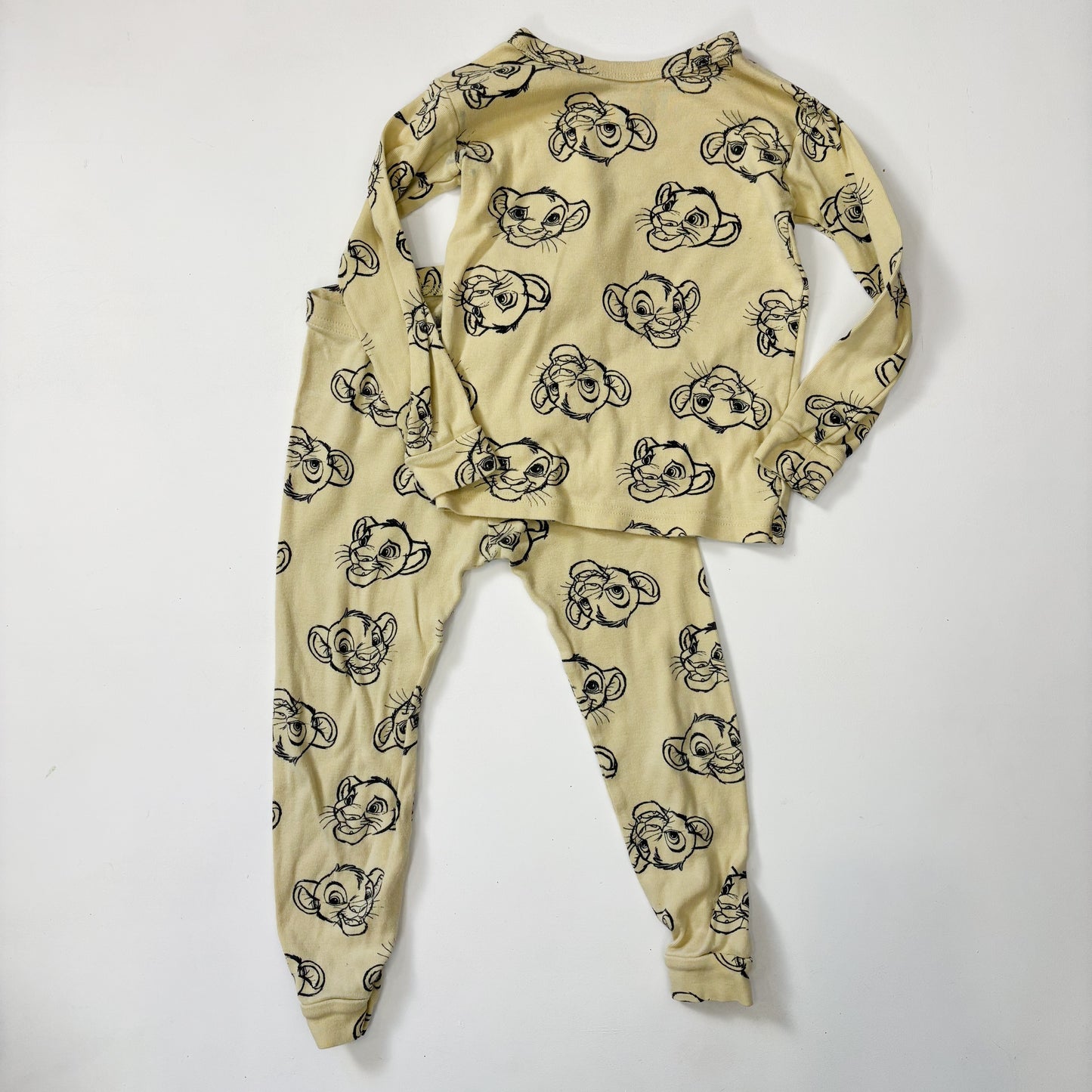 Yellow Lion Pajamas (4T)