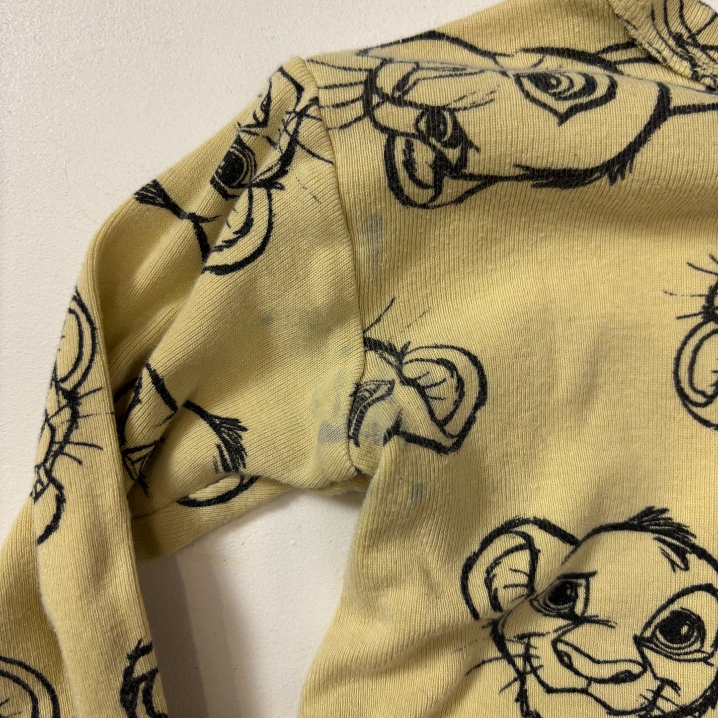 Yellow Lion Pajamas (4T)