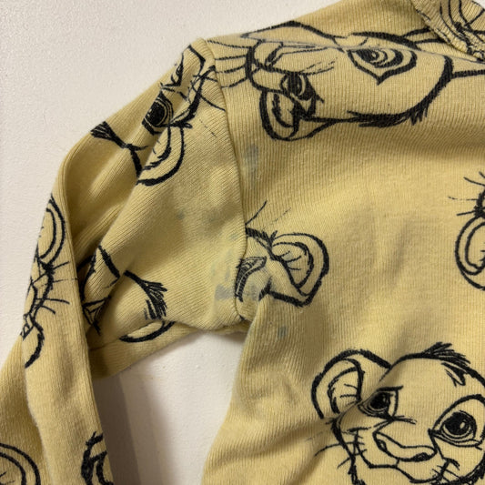 Yellow Lion Pajamas (4T)