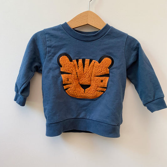 Fuzzy Tiger Sweatshirt (12M)