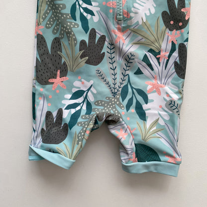 Floral Swimsuit (3-6M)