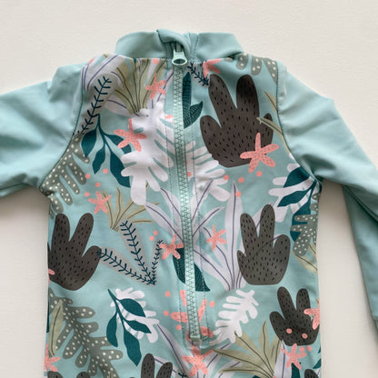 Floral Swimsuit (3-6M)