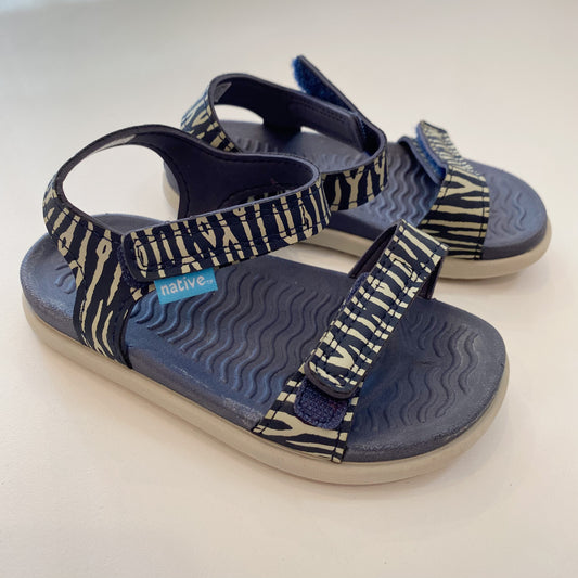 Navy Blue Sandals (8C)