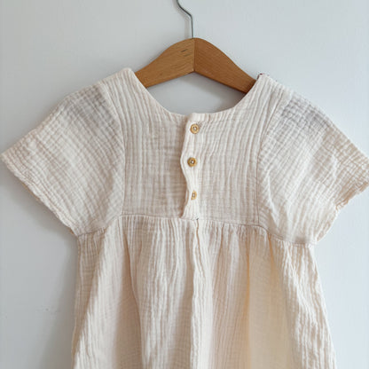 Embroidered Cream Dress (5Y)