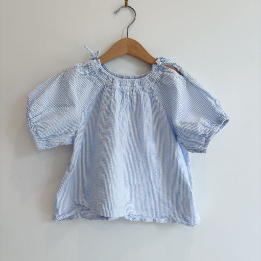 Pale Blue Striped Shirt (4Y)