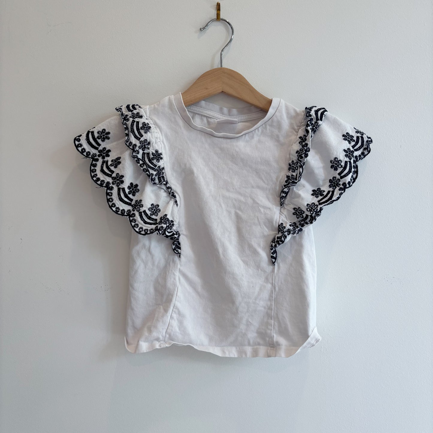 White Embroidered Tee (3T)