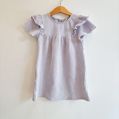 Purple Striped Dress (4T)