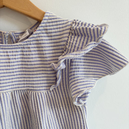Purple Striped Dress (4T)