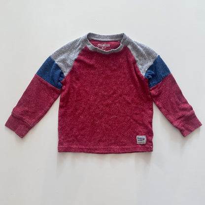 Red + Blue Long Sleeve Shirt (3T)