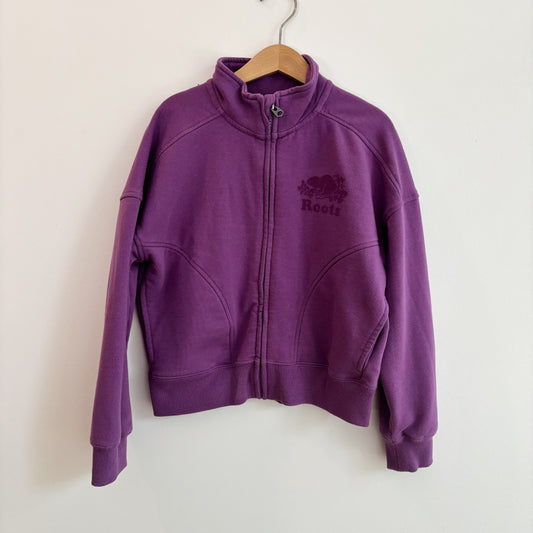 Purple Zip Sweatshirt (7-8Y)
