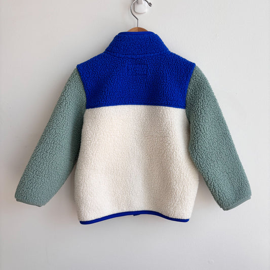 Colour Block Fleece Jacket (3T)