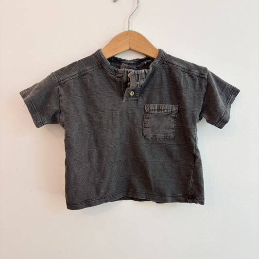Washed Black Tee (3-6M)