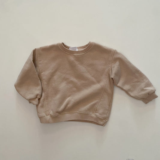 Beige Sweatshirt (12-18M)