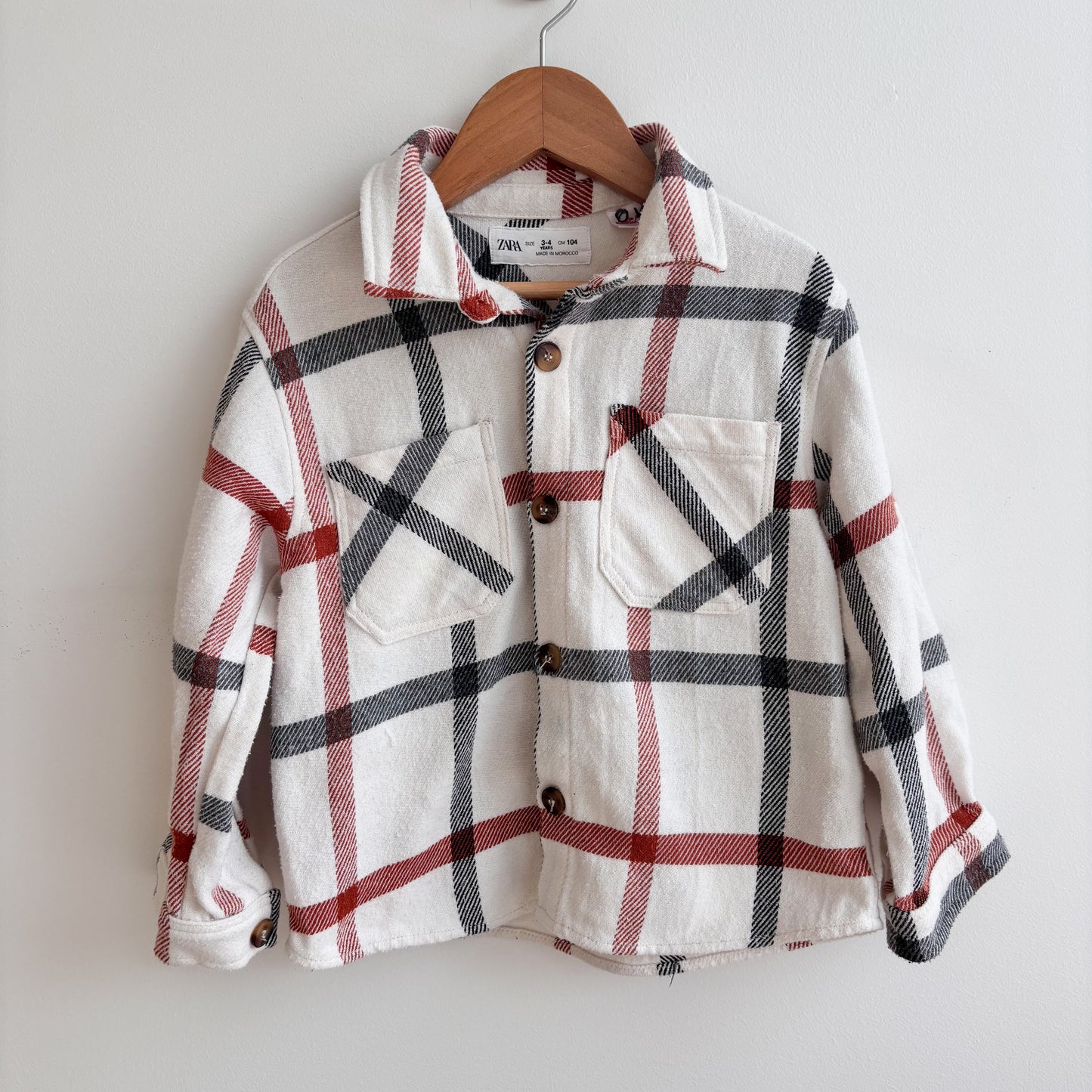 Plaid Flannel Shirt (3-4Y)