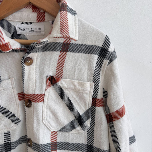 Plaid Flannel Shirt (3-4Y)