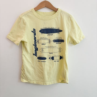 Yellow Skateboard Tee (6-7Y)