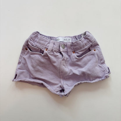 Lavender Denim Shorts (12-18M)