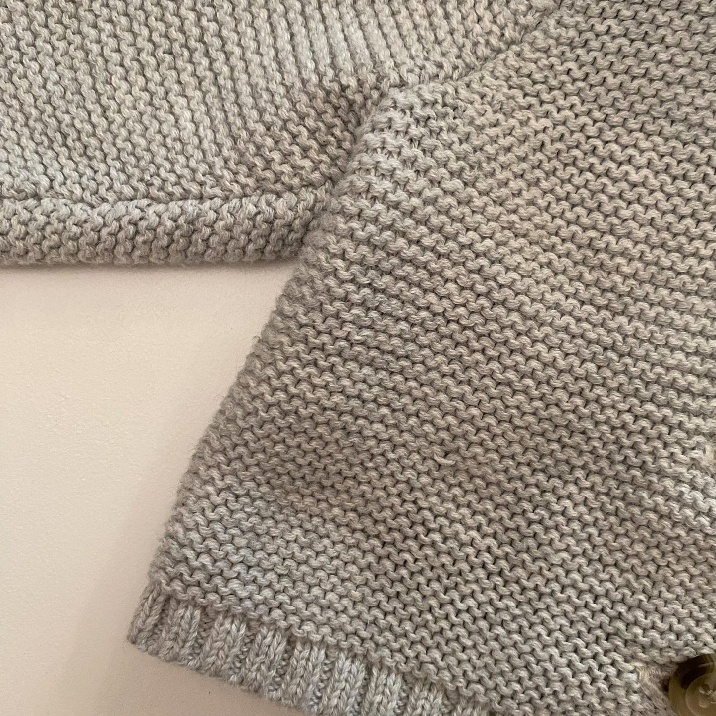 Grey Hooded Sweater (0-3M)