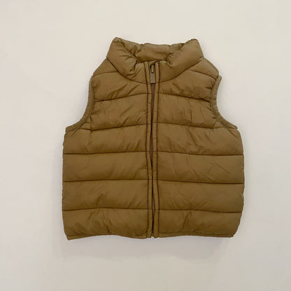 Brown Puffer Vest (3-6M)