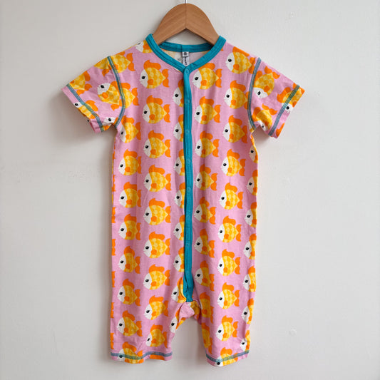 Pink Fish Romper (2T)