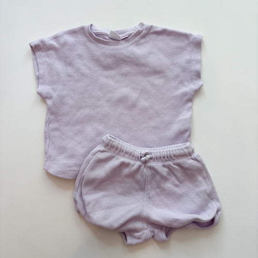 Purple Waffle Set (4Y)