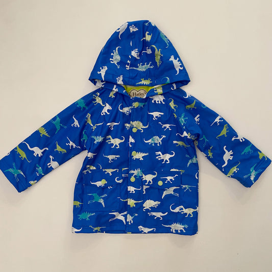 Blue Dinosaur Raincoat (5T)