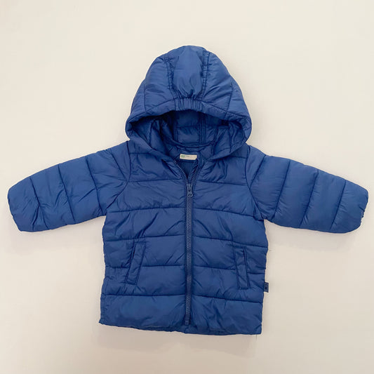 Blue Lightweight Puffer Jacket (3-6M)