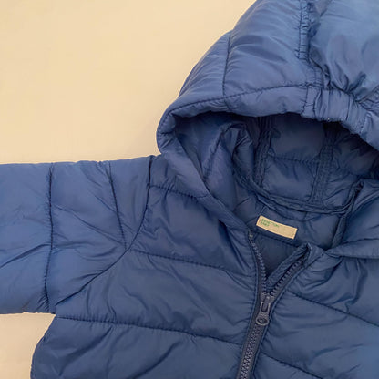 Blue Lightweight Puffer Jacket (3-6M)