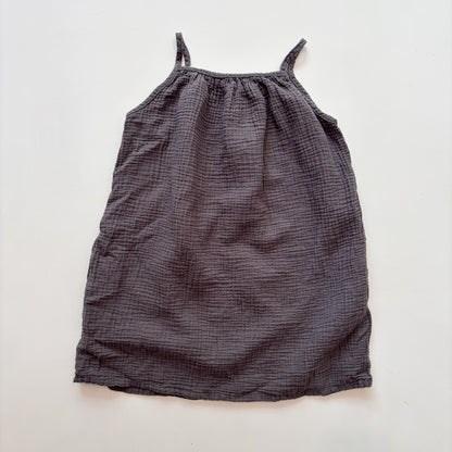 Dark Grey Gauze Dress (6Y)