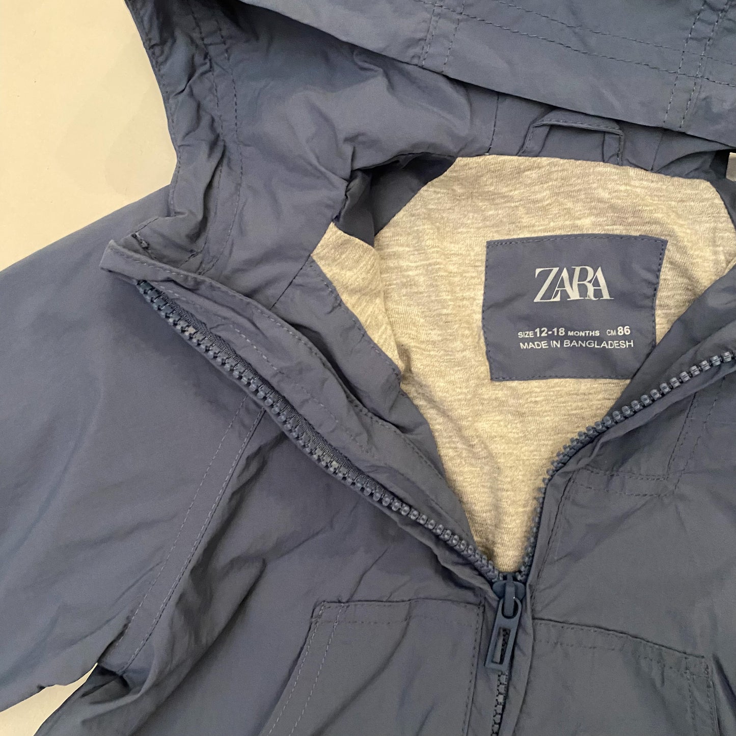 Blue Lined Windbreaker (12-18M)