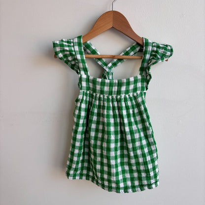 Green Checkered Short Set (3T)