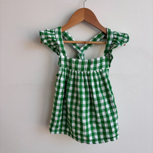Green Checkered Short Set (3T)