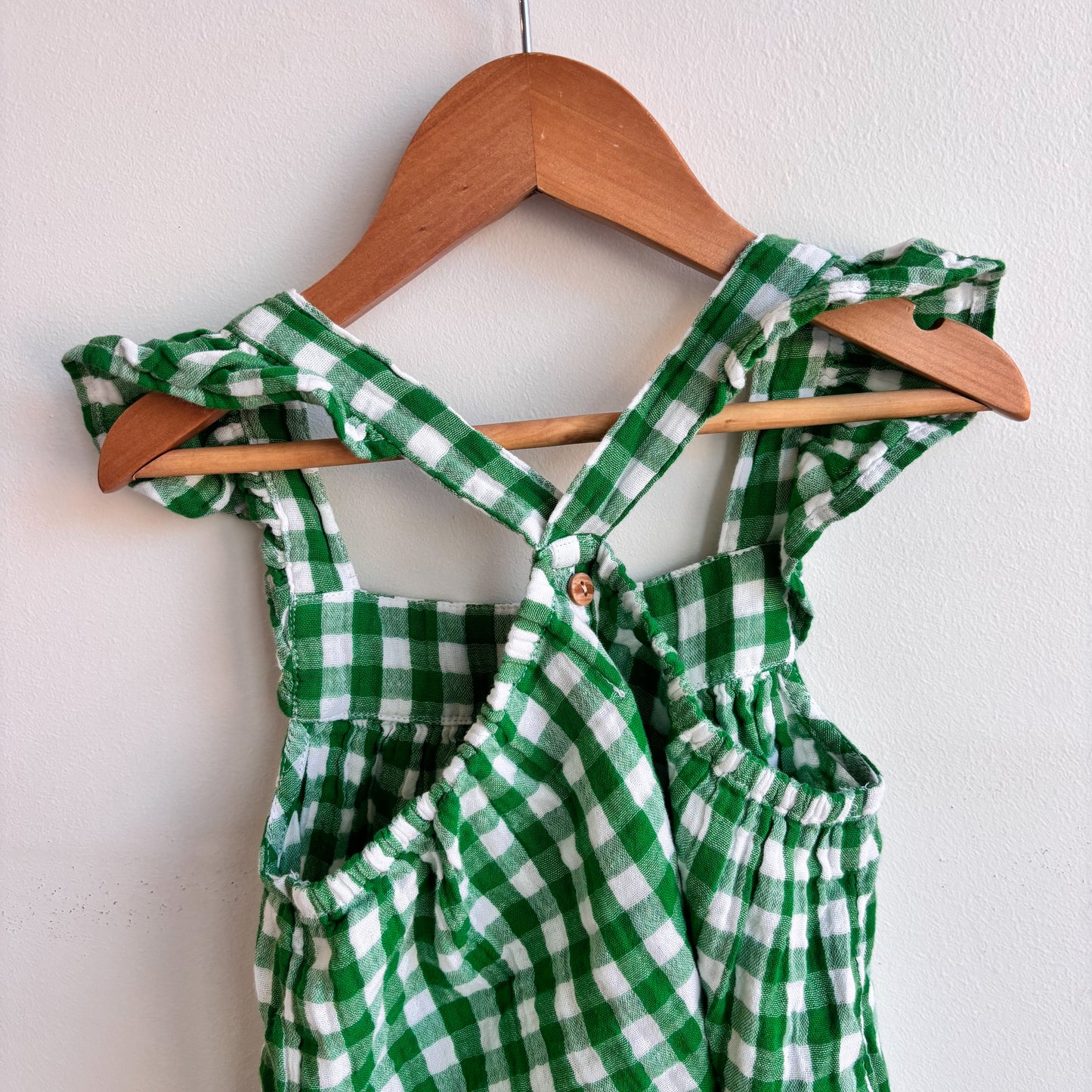 Green Checkered Short Set (3T)