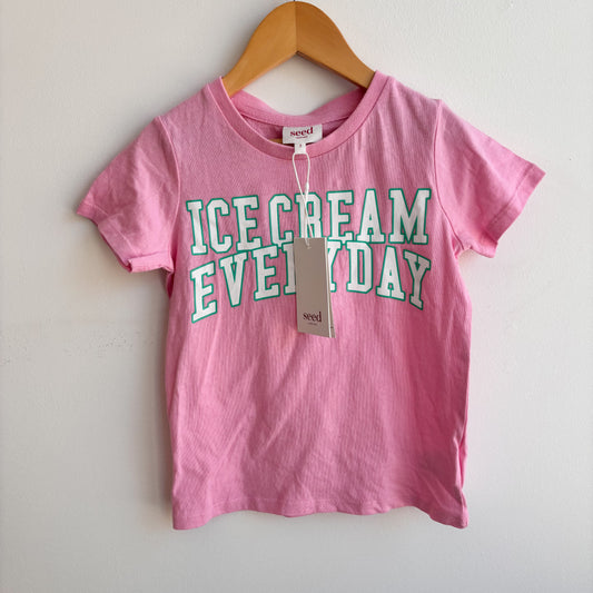 Ice Cream Tee + Tropical Short Set (3Y)