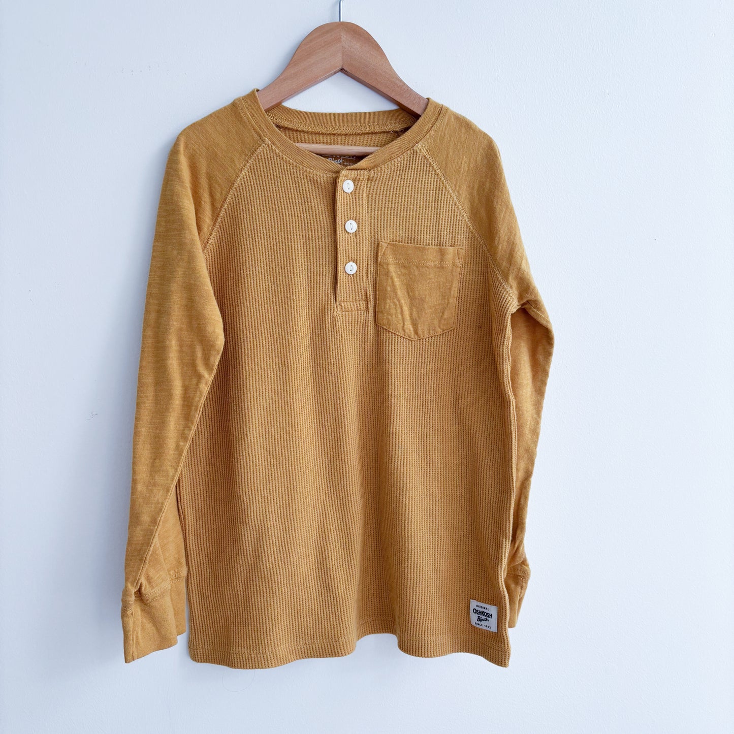 Yellow Waffle Shirt (8Y)
