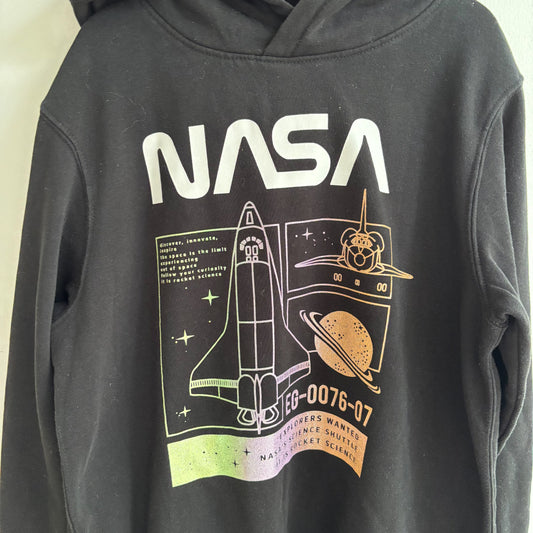 Glitter Graphic Space Hoodie (12-14Y)