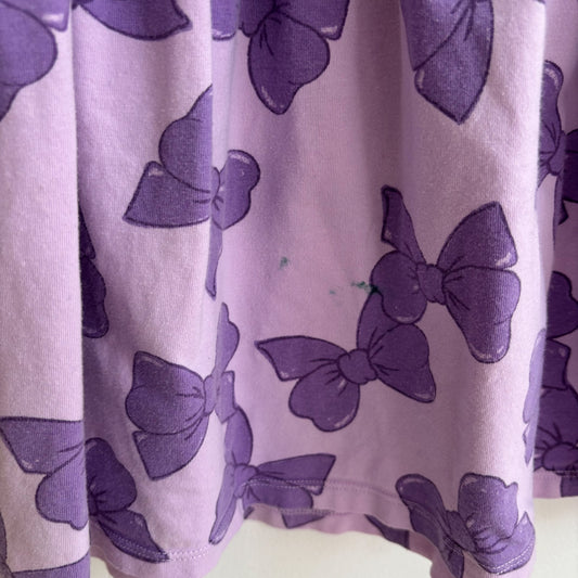 Purple Bow Dress (5T/6Y)