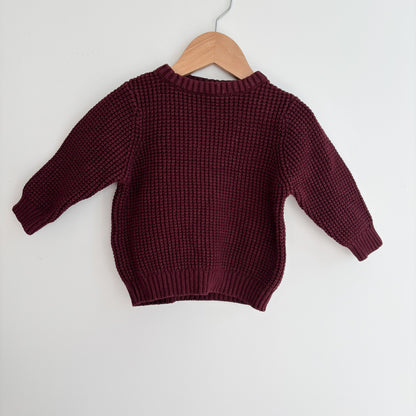 Burgundy Sweater (12M)