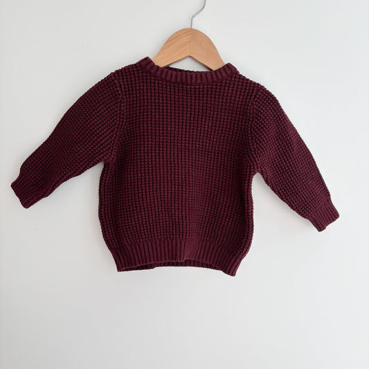 Burgundy Sweater (12M)