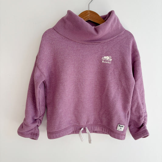 Purple Cowl Neck Sweashirt (5T)