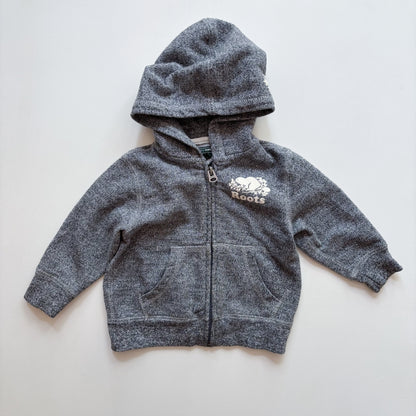 Grey Zip Hoodie (12-18M)