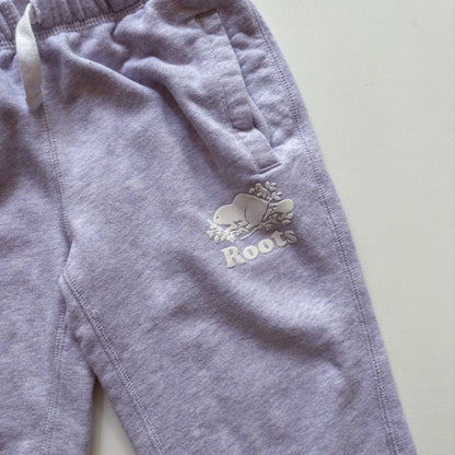 Lavender Sweatpants w/ White Logo (10Y)