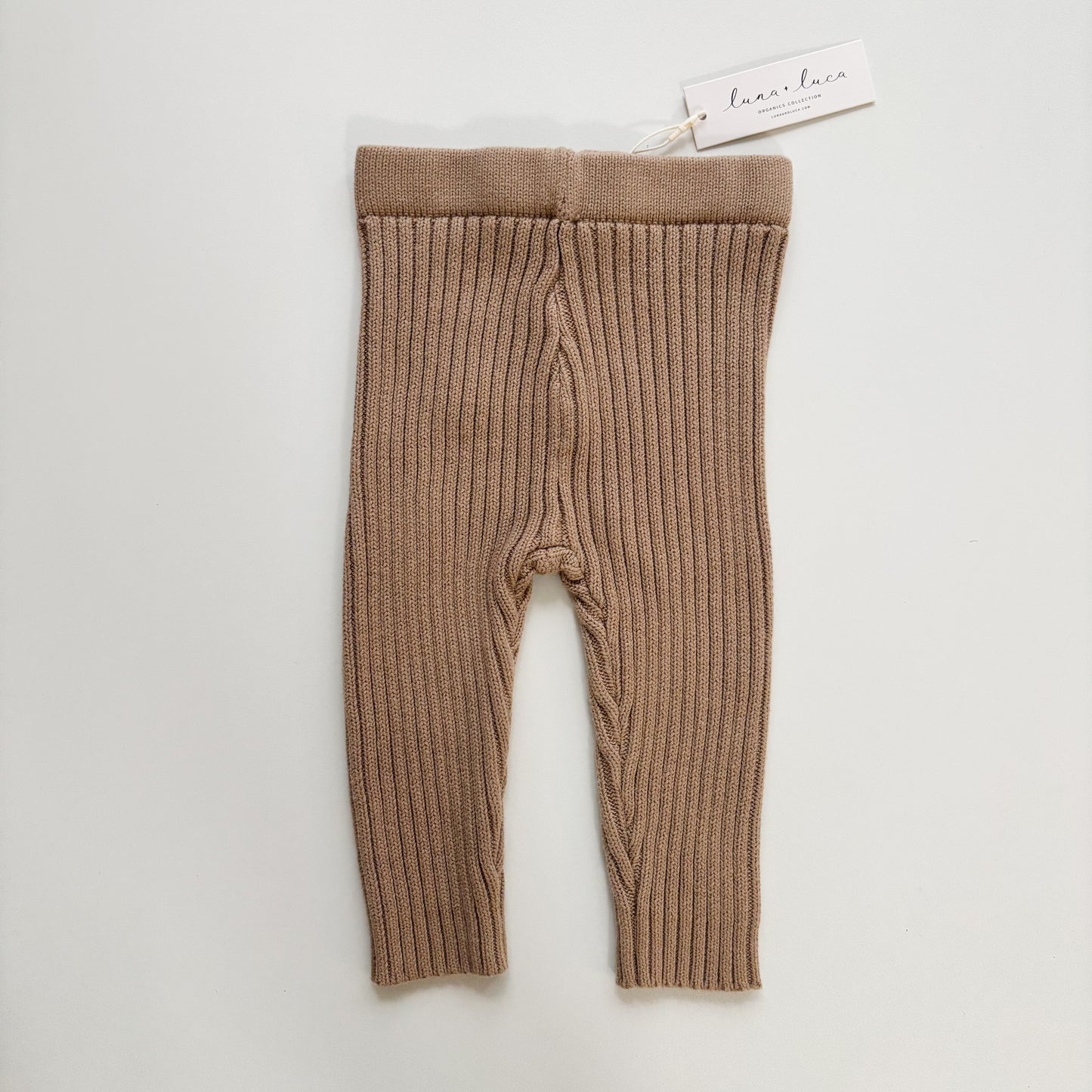 Organic Light Brown Leggings (6-12M)