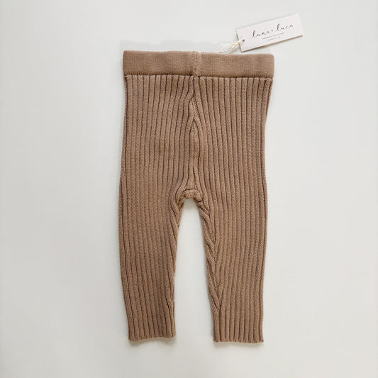 Organic Light Brown Leggings (6-12M)
