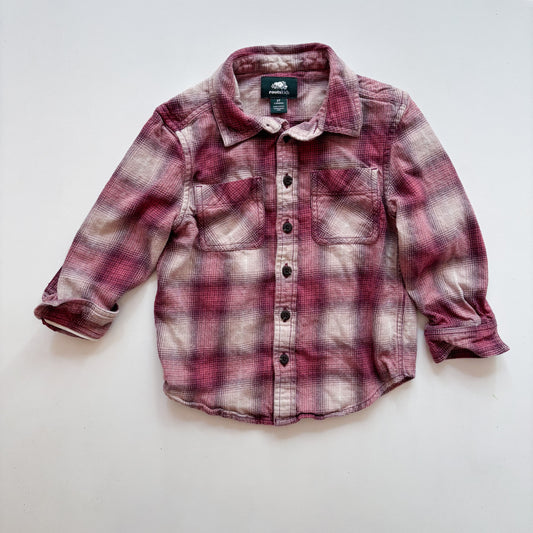 Pink Plaid Flannel (3T)